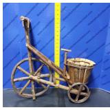 Handcrafted Wooden Plant Stand.