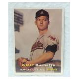 Vintage Topps Wally Burnette Baseball Card