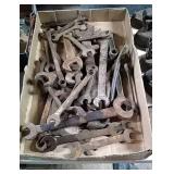 Flat of Vintage Wrenches