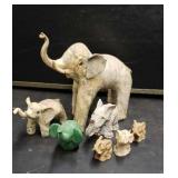 Lot of 7 Elephants