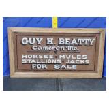 HANGING ADVERTISING SIGN