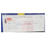Vintage Coca-Cola Check