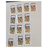 US Postage Stamps "Take Bite Out Of Crime"