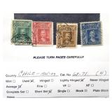 Vintage Postage Stamps Chile