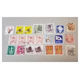 Vintage Postage Stamps Korea