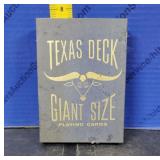 TEXAS DECK GIANT SIZE PLAYING CARDS.