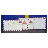 First Day Issue Airmail Envelopes 1960s