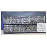 Vintage US Postal Note Stamps