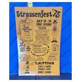 VINTAGE Quincy Strassenfest Advertising