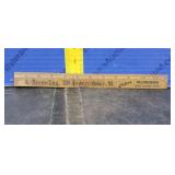 VINTAGE A.Hermeling Peters Shoes Quincy ILL Ruler