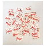 Vintage US Airmail Stamps Six Cent