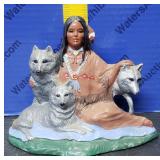 Ceramic Native American Figurine