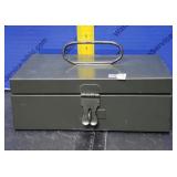Vintage Metal Lock Box