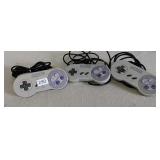 3 Super Nintendo Controllers