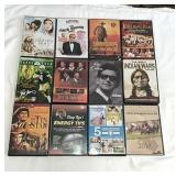12 DVDs
