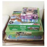 Stack of Children's Puzzles