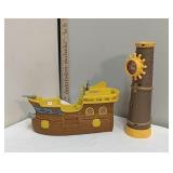 Toy Pirate Ship & Telescope