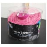 4 new Paper Lanterns Battery Operated.