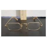 Antique Glasses & case. 10k gold filled