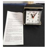 Antique Travel alarm clock.