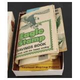 Antique Savings Stamp Books.