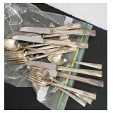 Miscellaneous  silver plate  Silverware.