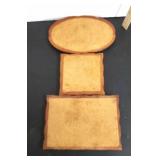 3 Cork trivets.