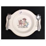Vintage Toddler Plate