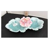Vintage Art Glass Dish