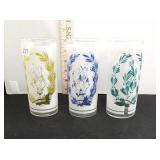 3 Vintage Glasses