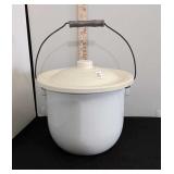 Antique Chamber Pot with Lid