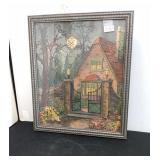 Vintage Framed Art Work