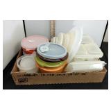 Flat of Miscellaneous Tupperware