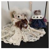 2 Decorative Bears