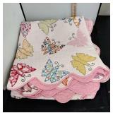 Handmade Butterfly Quilt
