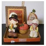 Thanksgiving decorations.