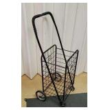 Metal Laundy cart.