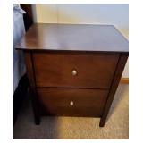 Night stand with 2 drawers