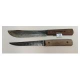 2 Old Hickory Kitchen Knives