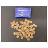 Assorted wheat pennies