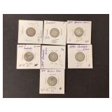 7 Barber dimes