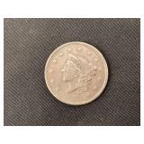 1837 large cent