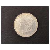 1900 Morgan silver dollar