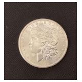 1902O Morgan silver dollar