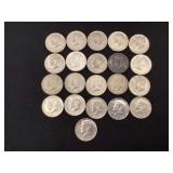 $10.50 in 40% silver Kennedy half dollars
