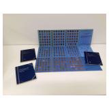 6 Lincoln Cent albums, not complete