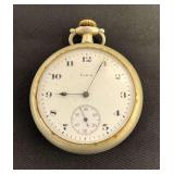Elgin open face pocket watch