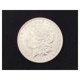 1885 Morgan silver dollar