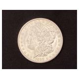 1888 Morgan silver dollar