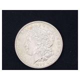1890 Morgan silver dollar